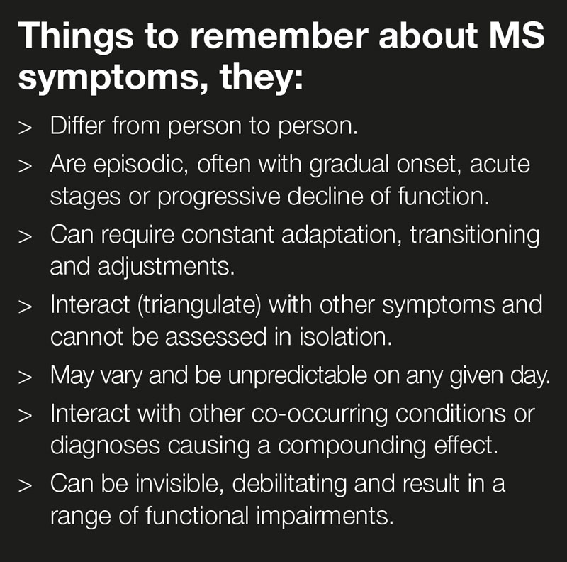 Things To Remember About MS Symptoms